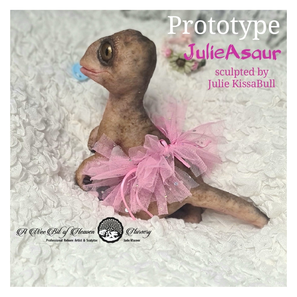 Prototype JulieAsaur  Full Body Silicone Baby Dinosaur Available