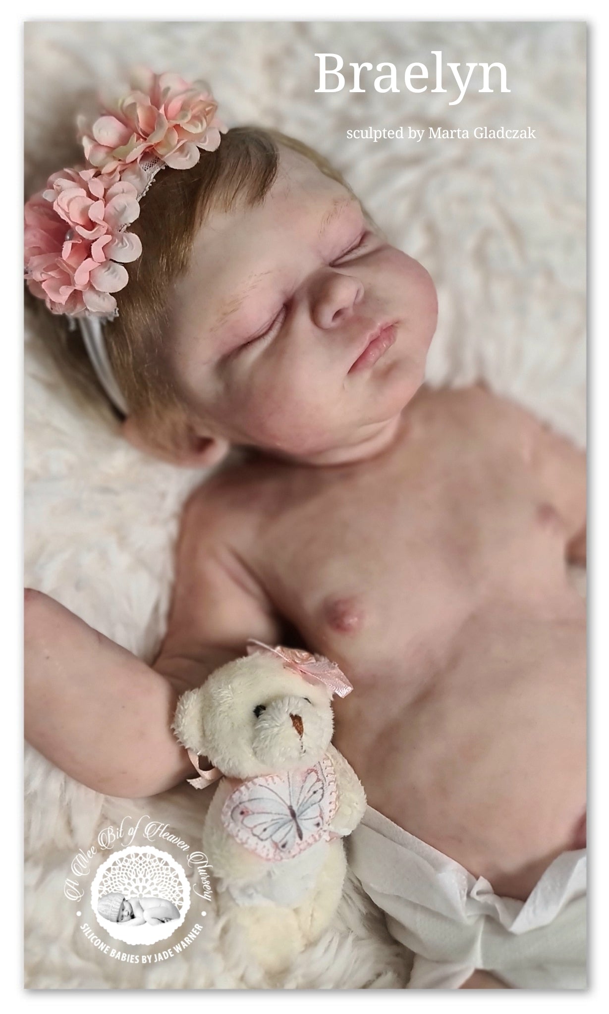 Braelyn Full Body Silicone Baby Girl  Available