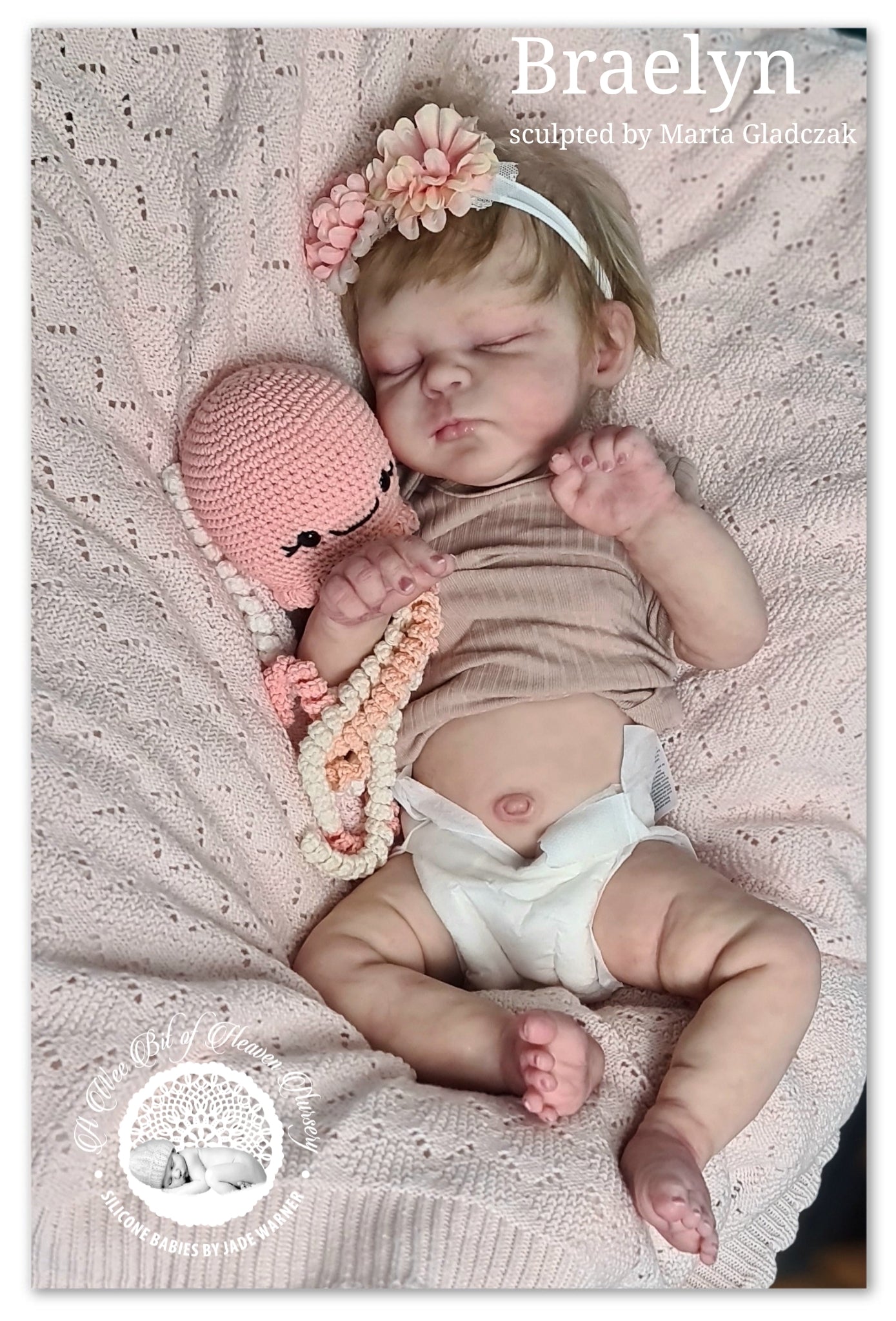 Braelyn Full Body Silicone Baby Girl  Available