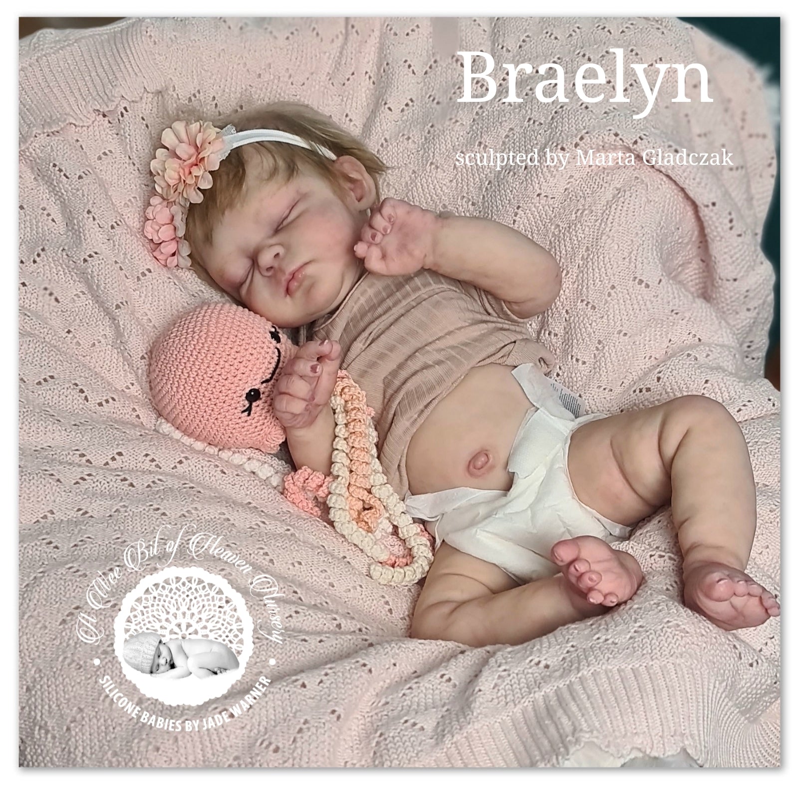 Braelyn Full Body Silicone Baby Girl  Available