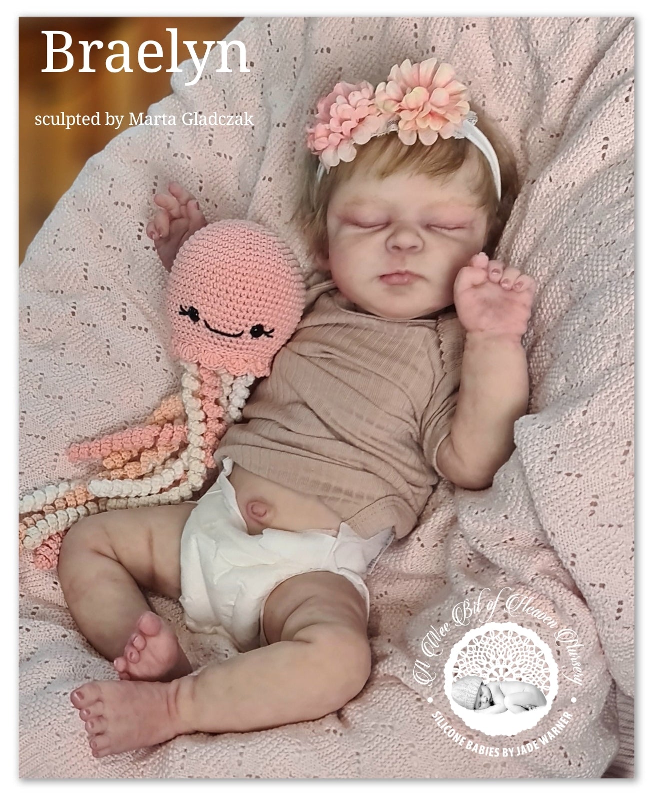 Braelyn Full Body Silicone Baby Girl  Available