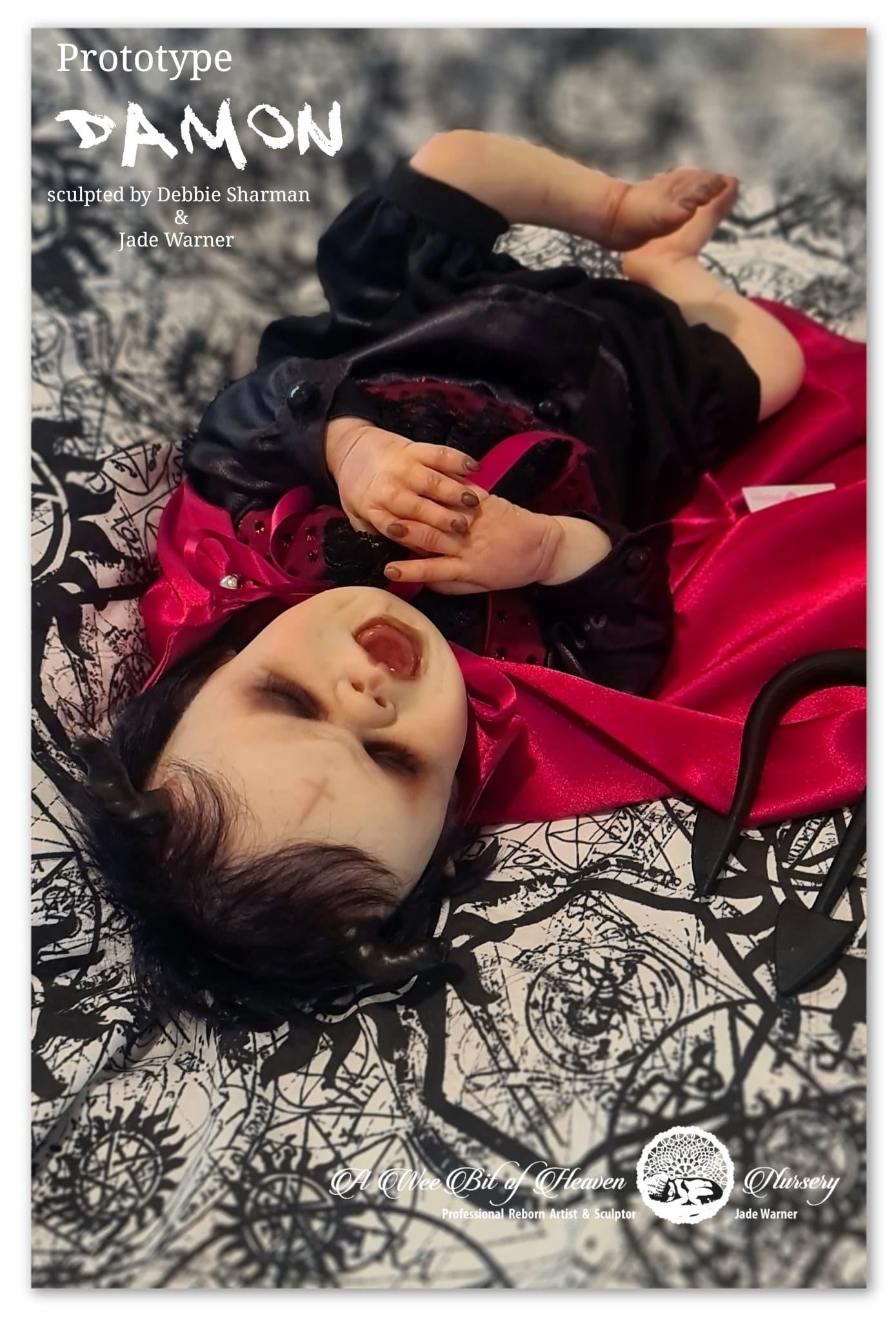 Damon Fantasy Reborn Vinyl Doll Kit Sculpted by Jade Warner & Debbie  Sharmon Limited Edition