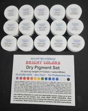 SAM DRY PIGMENT -BRIGHT COLORS SET