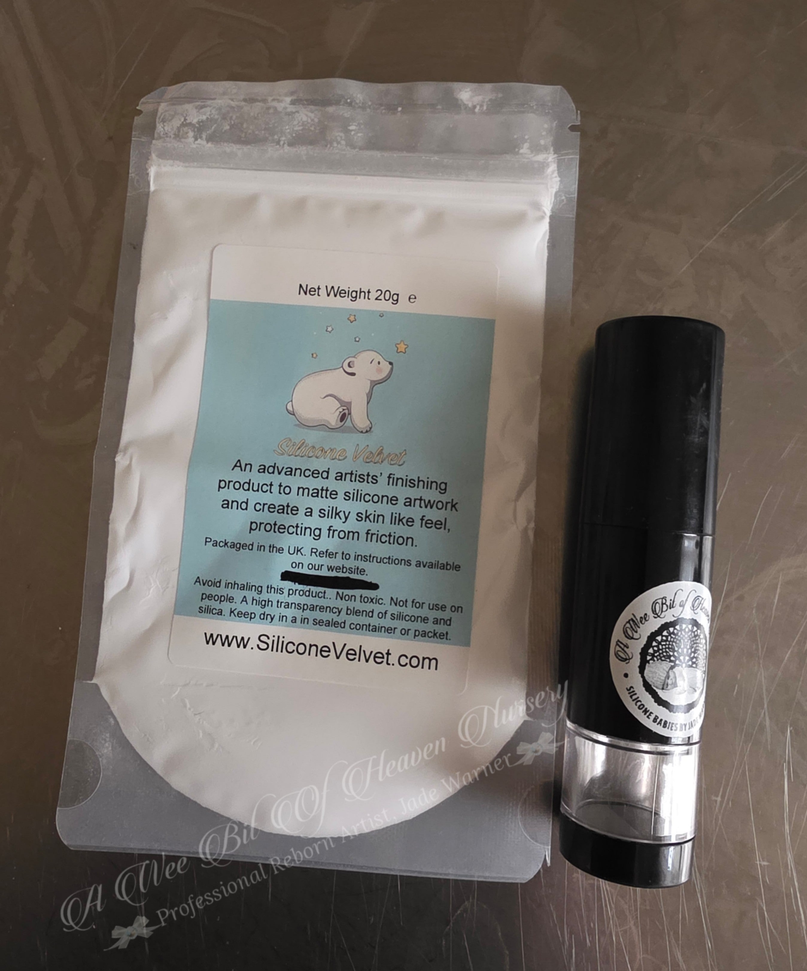 Silicone Velvet (Matte) powder( Select your Size)