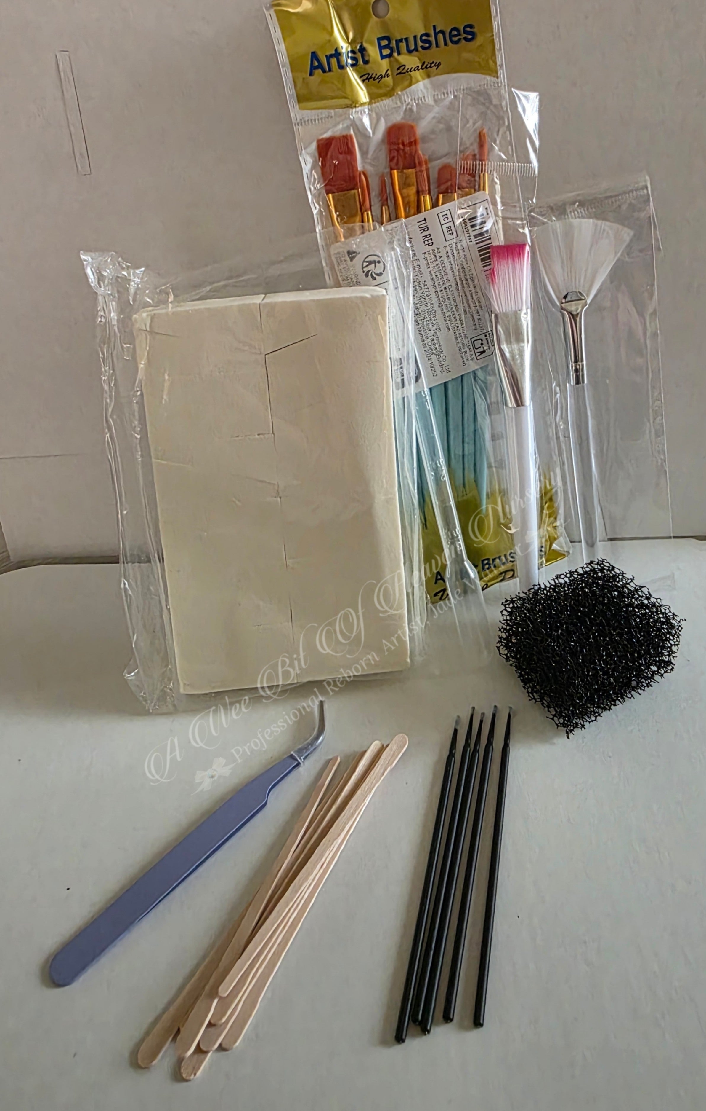 Brush & Sponge Set (Latex Free)