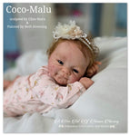 Coco-Malu Vinyl Reborn Baby Girl Available