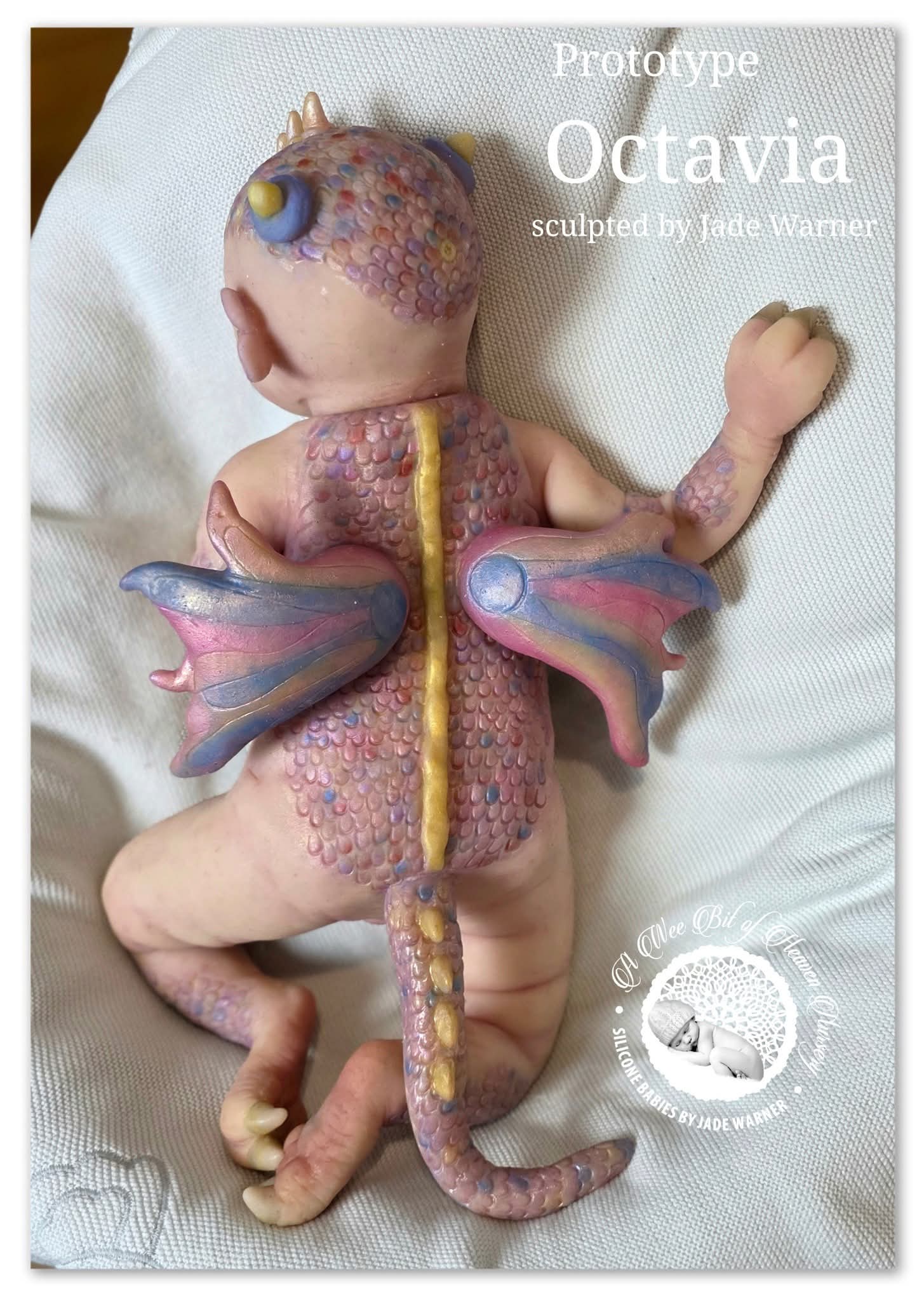 Octavia FullBody Silicone Baby Butterfly Dragon