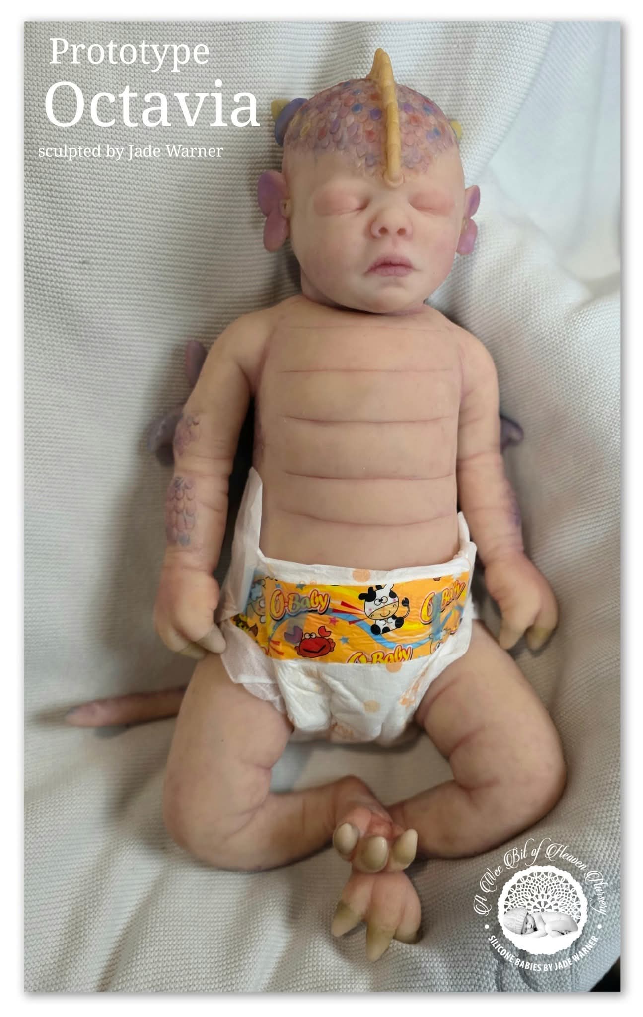 Octavia FullBody Silicone Baby Butterfly Dragon