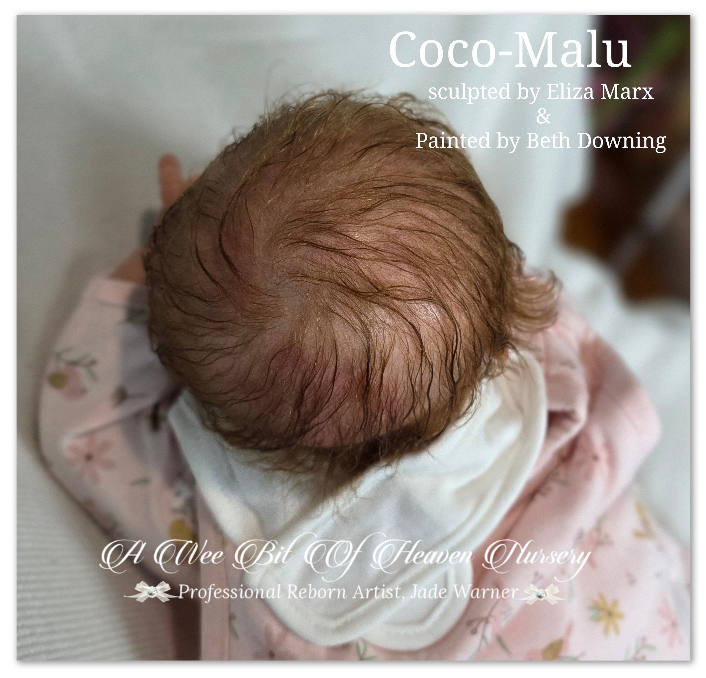 Coco-Malu Vinyl Reborn Baby Girl Available