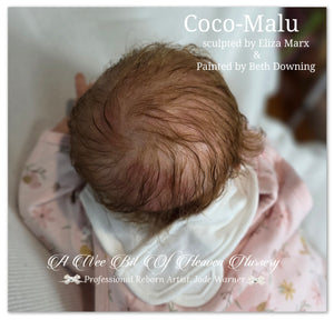 Coco-Malu Vinyl Reborn Baby Girl Available