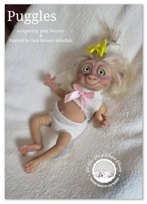 Prototype Puggles Vinyl Reborn Baby Girl Available