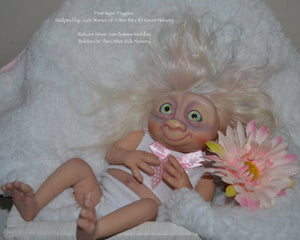 Prototype Puggles Vinyl Reborn Baby Girl Available