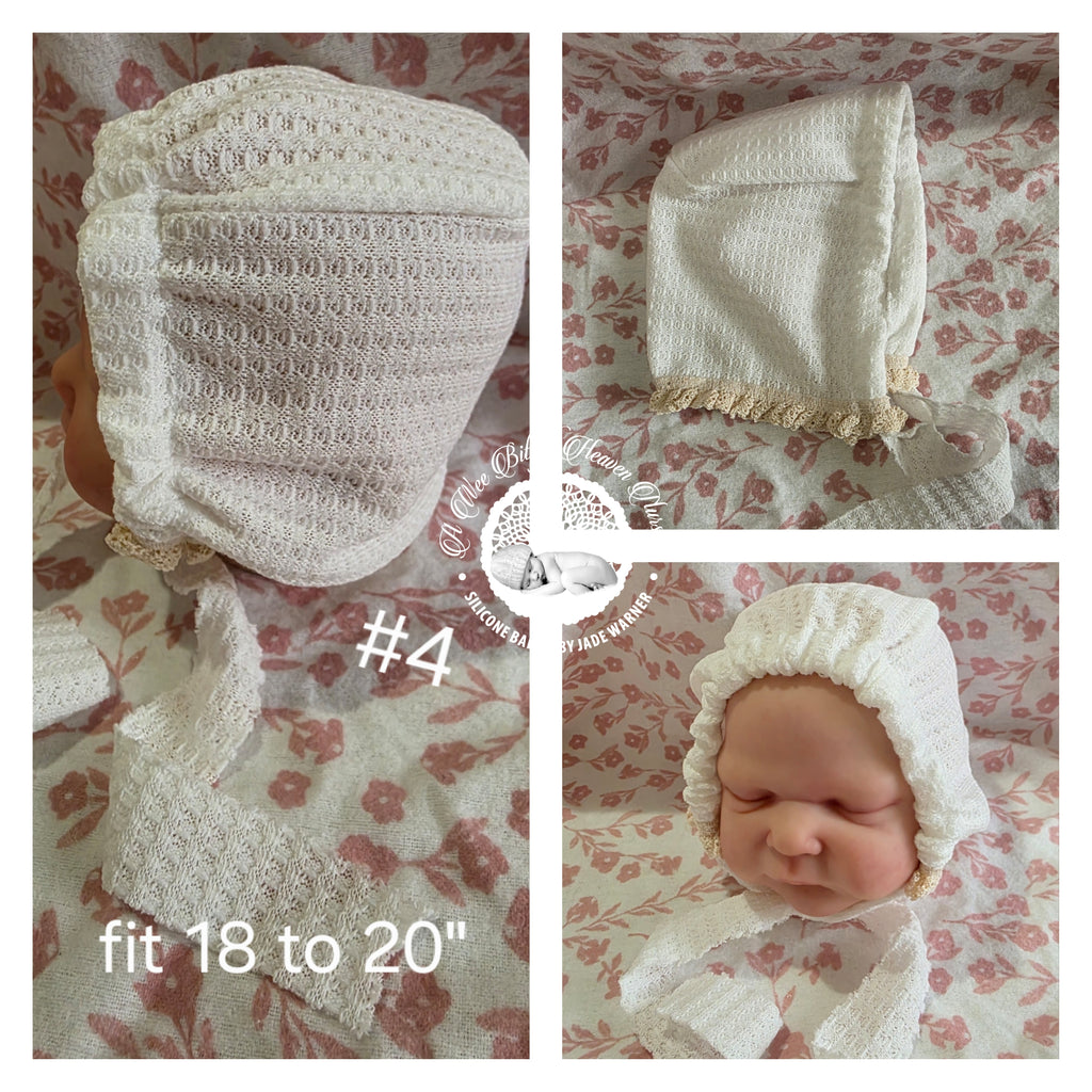 Newborn Baby Bonnet #4