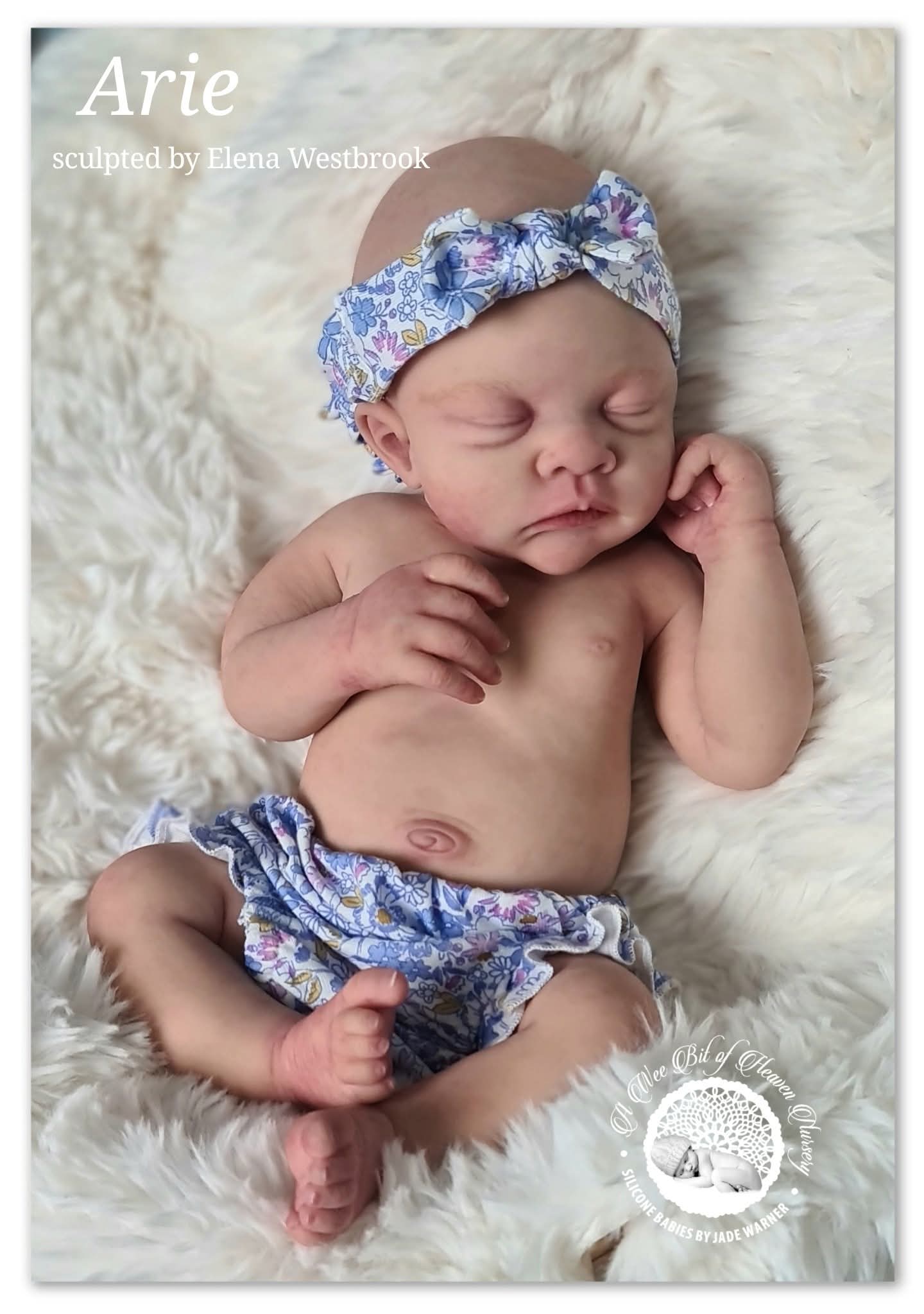 Arie Full Body Silicone Baby Girl  Available