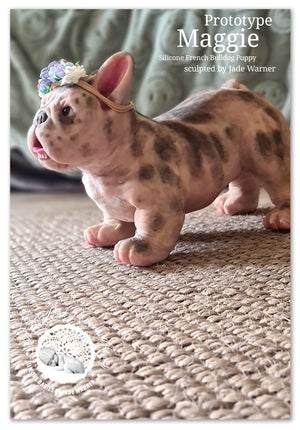 Maggie Full Body Silicone French Bulldog By Jade Warner*Deposit Only*