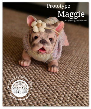 Maggie Full Body Silicone French Bulldog Puppy Available