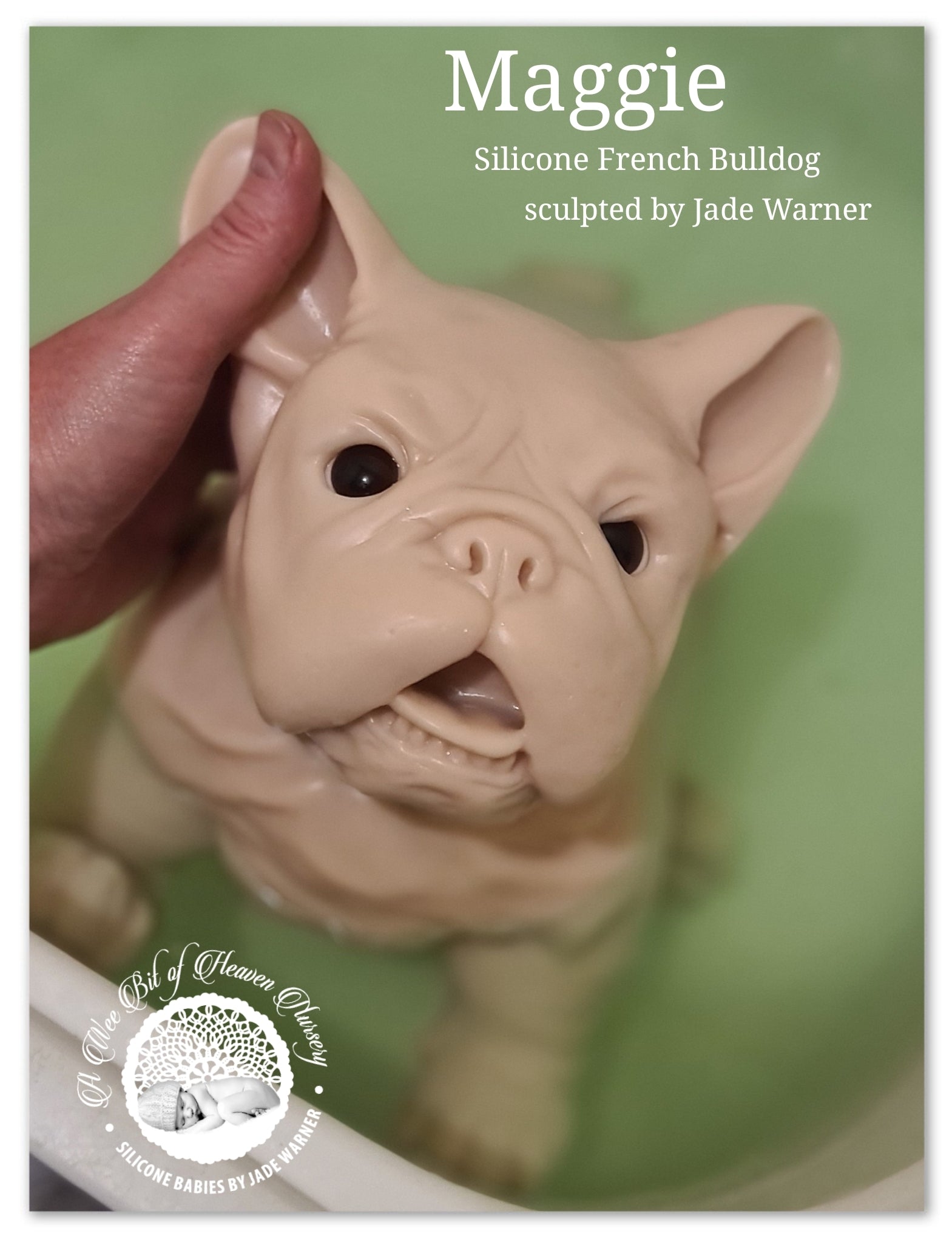 Maggie Full Body Silicone French Bulldog By Jade Warner*Deposit Only*