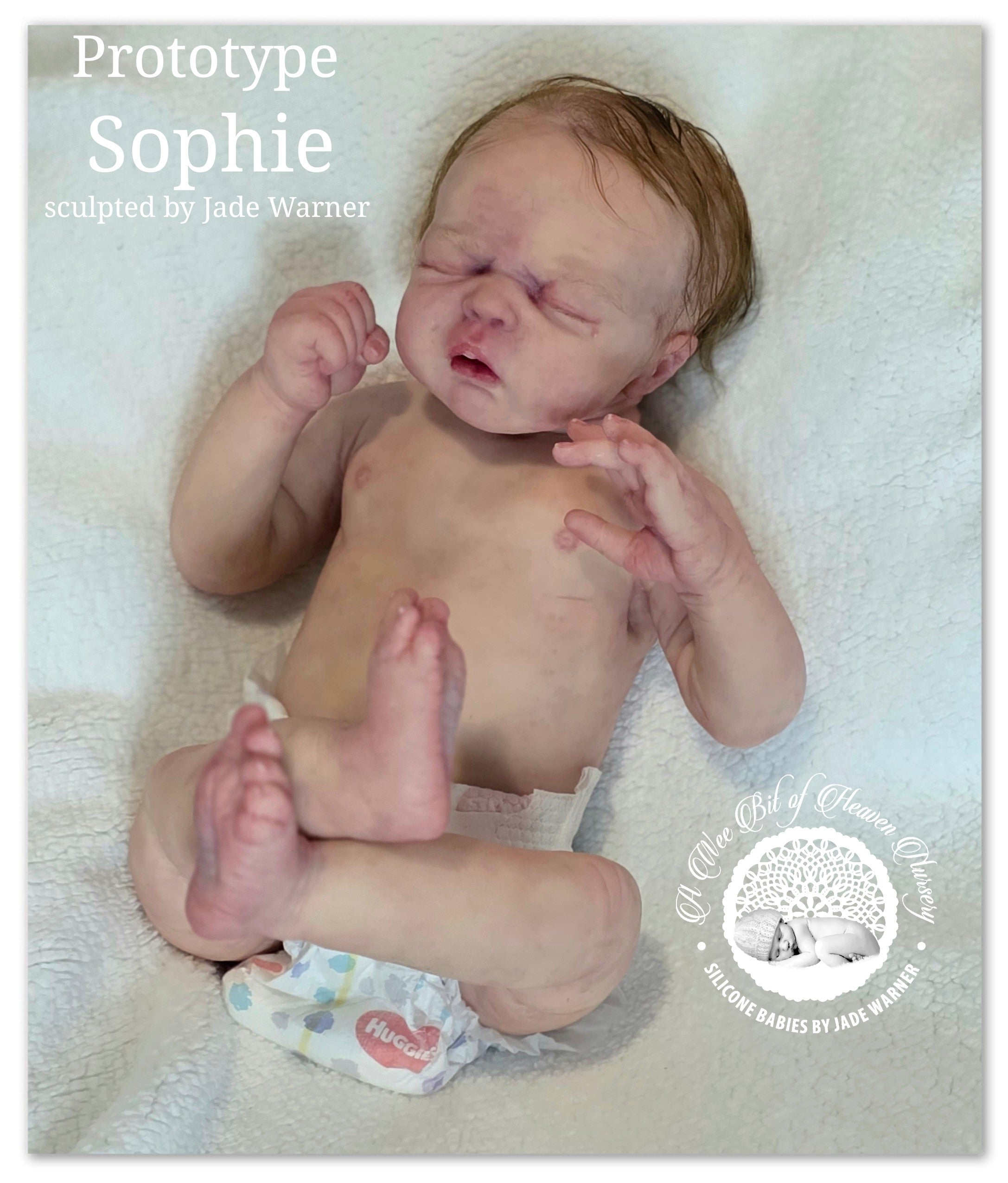 Sophie Full Body Un Painted Silicone Kit By Jade Warner