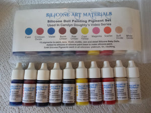 Baby Doll Painting Silicone Pigment Set- 10 Colours