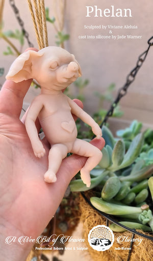 Phelan  Forest Mythical Creature Full Body Silicone baby by Viviane Aleluia