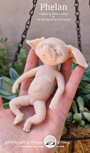Phelan  Forest Mythical Creature Full Body Silicone baby by Viviane Aleluia