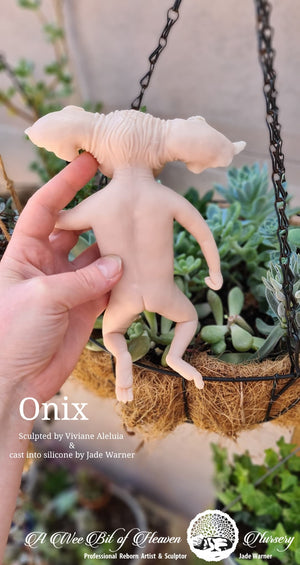 Onix Forest Mythical Creature Full Body Silicone baby by Viviane Aleluia