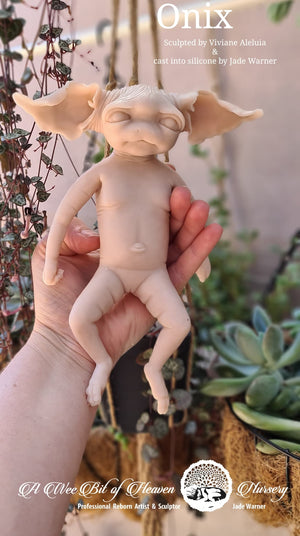 Onix Forest Mythical Creature Full Body Silicone baby by Viviane Aleluia