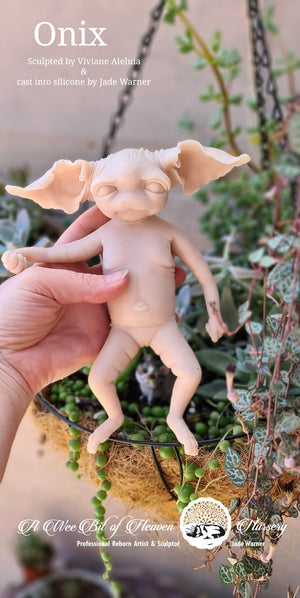 Onix Forest Mythical Creature Full Body Silicone baby by Viviane Aleluia