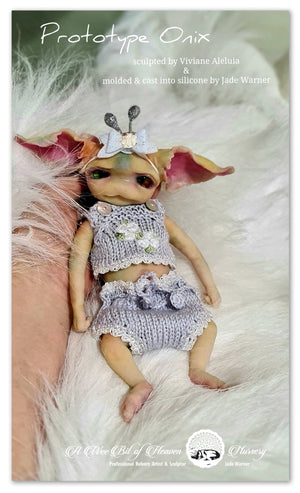 Onix Forest Mythical Creature Full Body Silicone baby by Viviane Aleluia