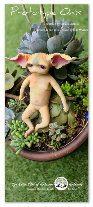 Onix Forest Mythical Creature Full Body Silicone baby by Viviane Aleluia