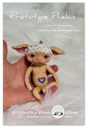 Phelan  Forest Mythical Creature Full Body Silicone baby by Viviane Aleluia
