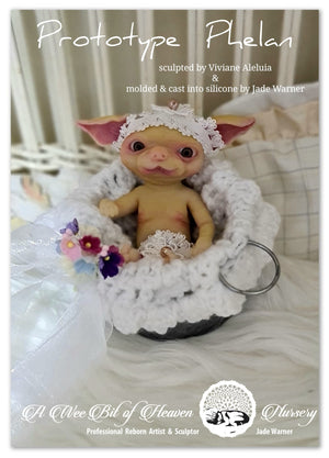 Phelan  Forest Mythical Creature Full Body Silicone baby by Viviane Aleluia