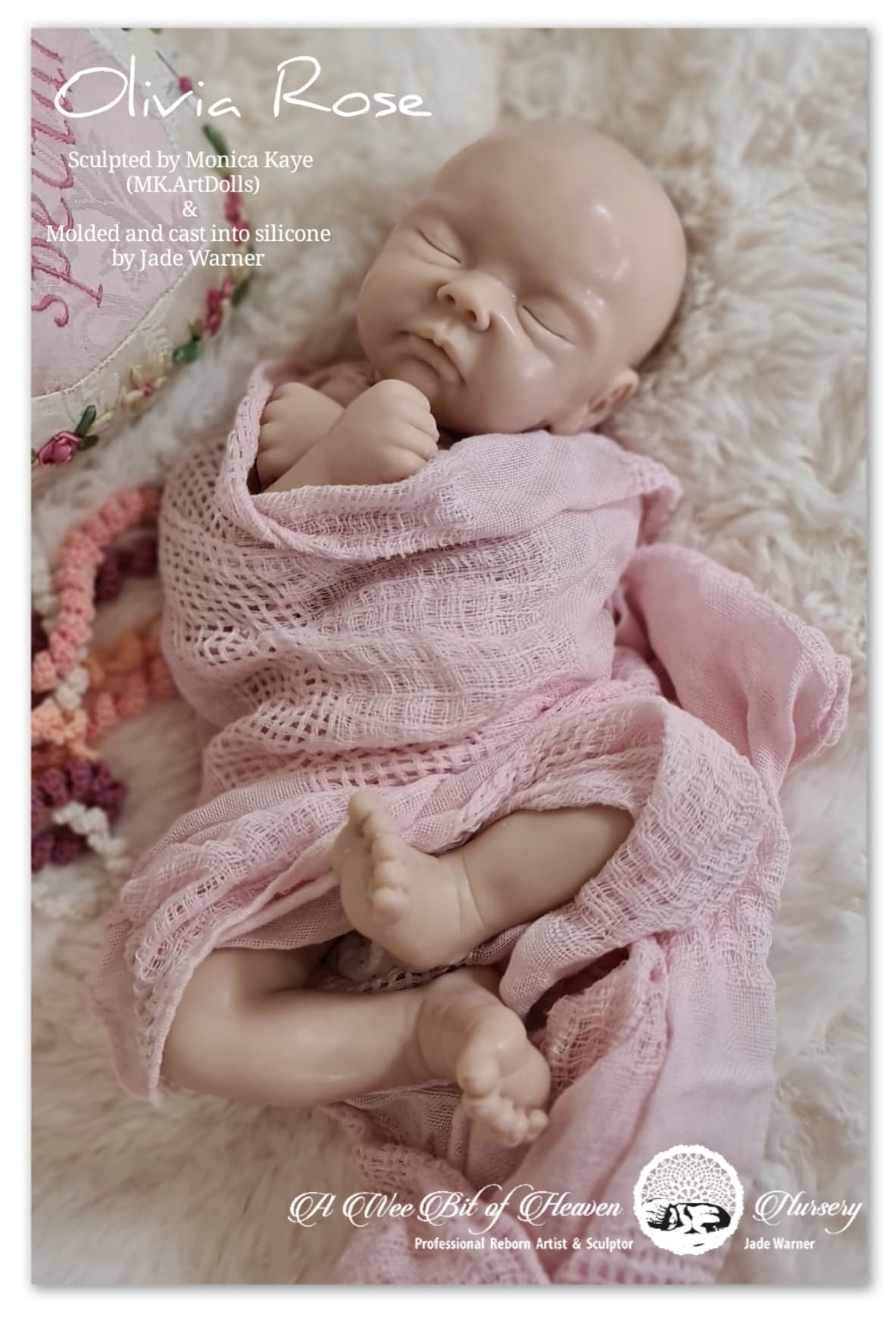 Olivia Rose  Silicone Baby Sculpted by Monica Kaye (MK.ArtDolls)