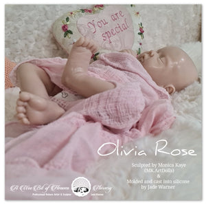 Olivia Rose  Silicone Baby Sculpted by Monica Kaye (MK.ArtDolls)