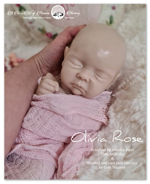 Olivia Rose  Silicone Baby Sculpted by Monica Kaye (MK.ArtDolls)