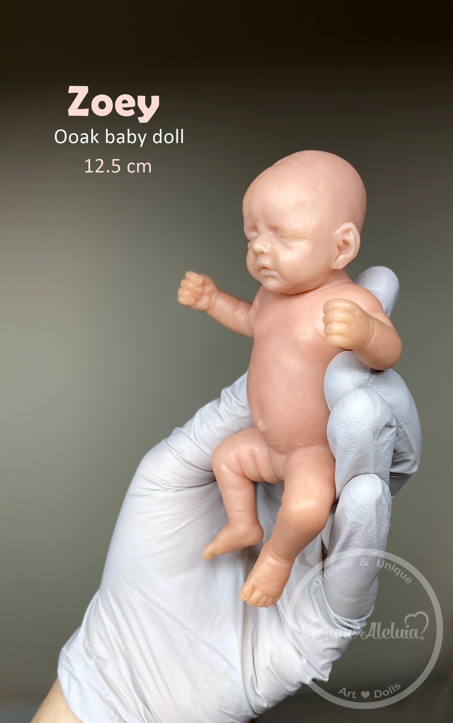 Zoey Full Body Mini Silicone Baby by Viviane Aleluia