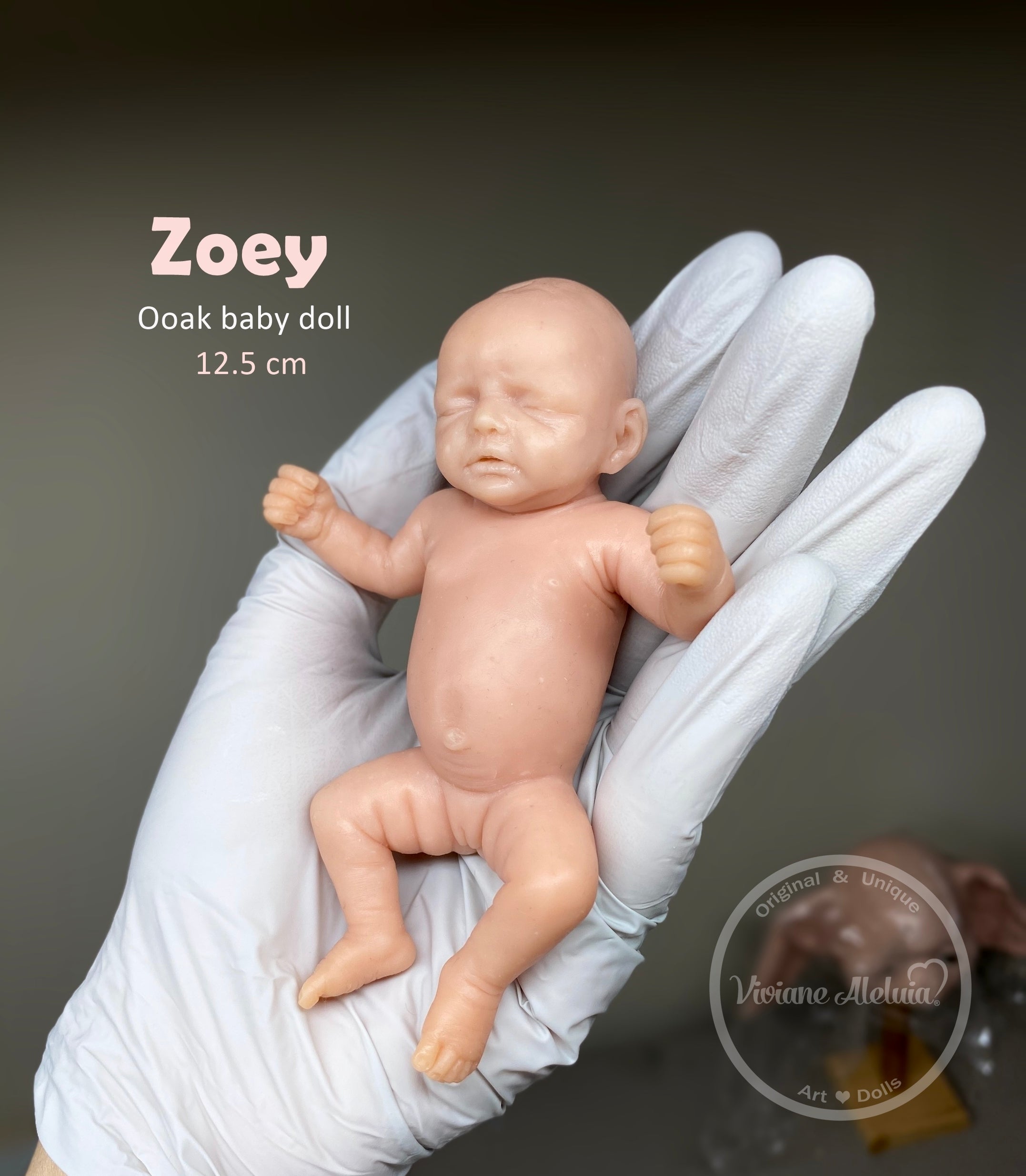 Zoey Full Body Mini Silicone Baby by Viviane Aleluia