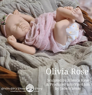 Olivia Rose Reborn Vinyl Kit Sculpted by Monica Kaye (MK.ArtDolls)