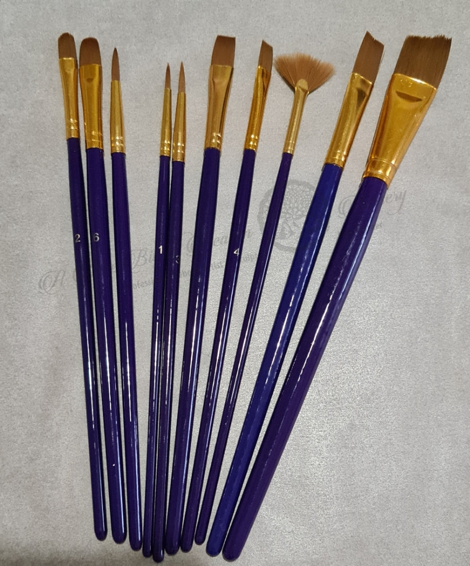 Brush Set (pk10 blue)