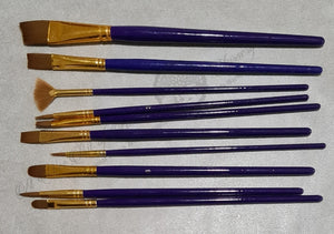Brush Set (pk10 blue)