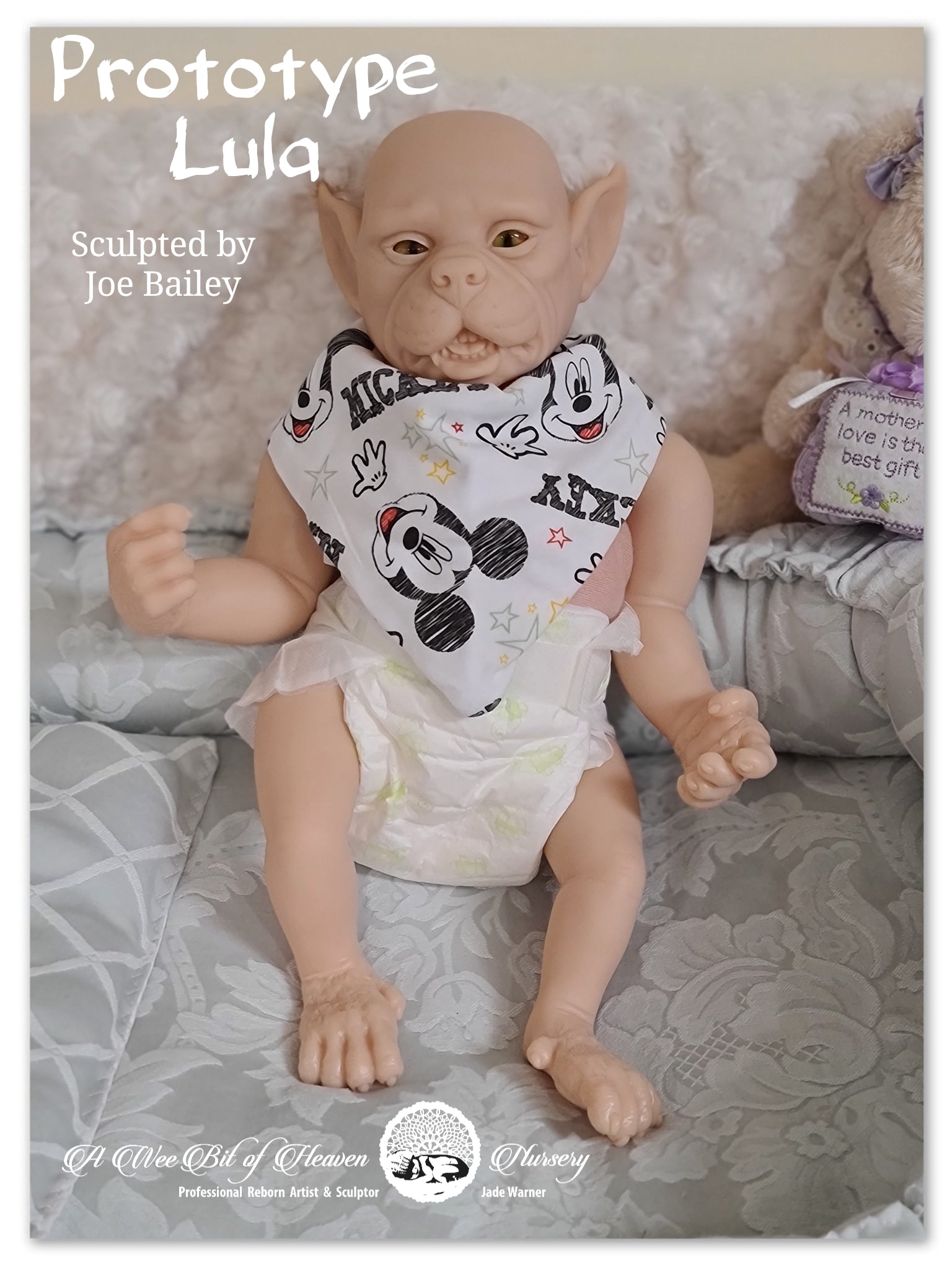 Lula Kane vinyl Hybrid kit sculpted by Joe Bailey