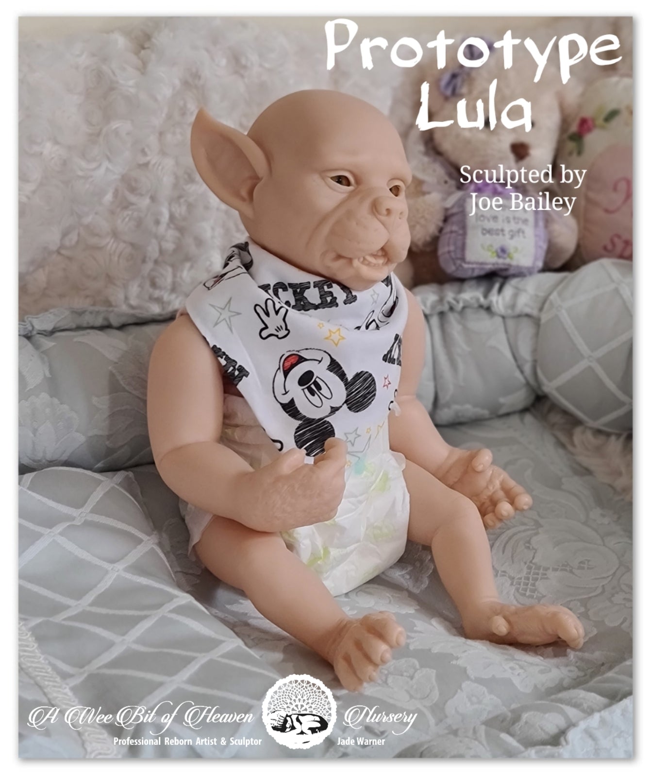 Lula Kane vinyl Hybrid kit sculpted by Joe Bailey