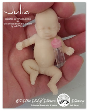 Julia Full Body Mini Silicone Baby by Viviane Aleluia