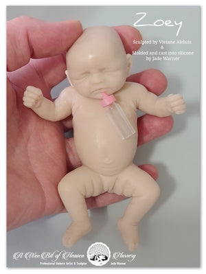 Zoey Full Body Mini Silicone Baby by Viviane Aleluia