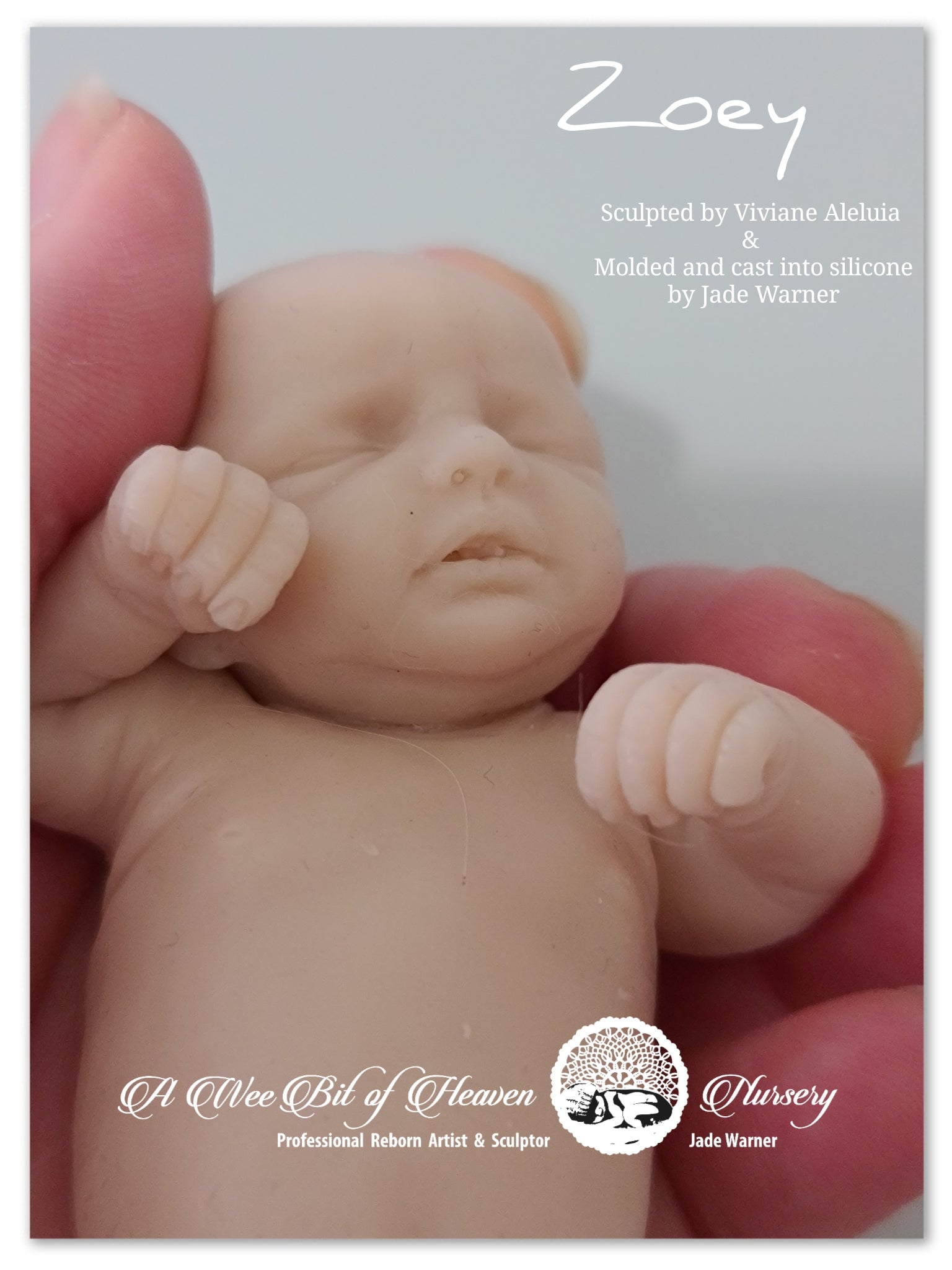 Zoey Full Body Mini Silicone Baby by Viviane Aleluia