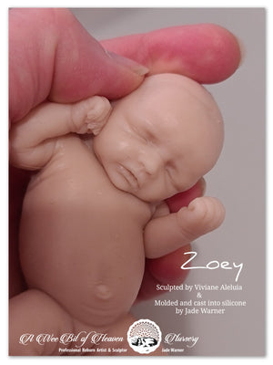 Zoey Full Body Mini Silicone Baby by Viviane Aleluia