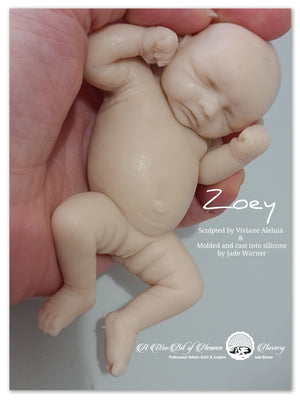 Zoey Full Body Mini Silicone Baby by Viviane Aleluia