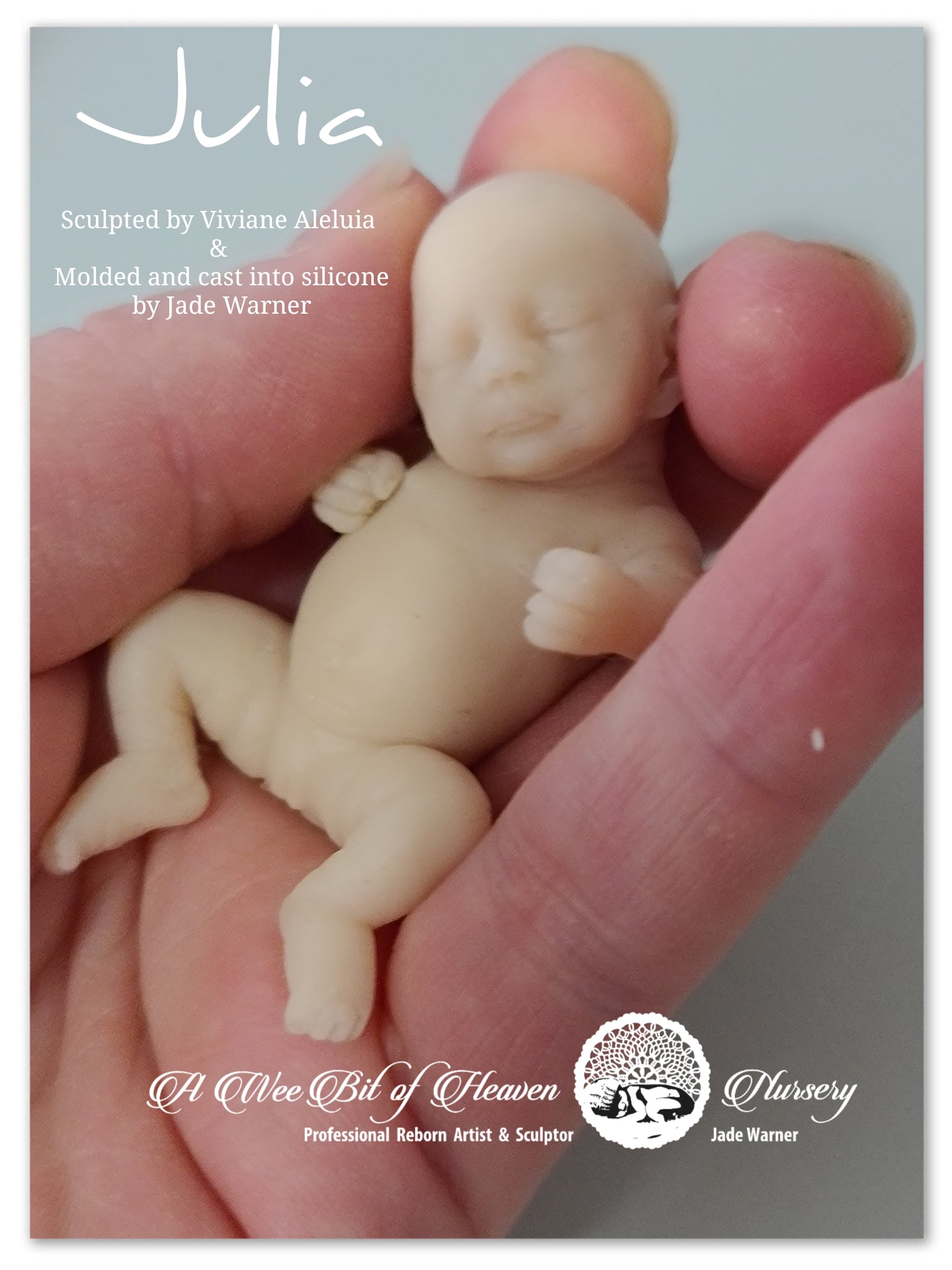 Julia Full Body Mini Silicone Baby by Viviane Aleluia