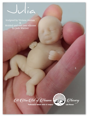 Julia Full Body Mini Silicone Baby by Viviane Aleluia