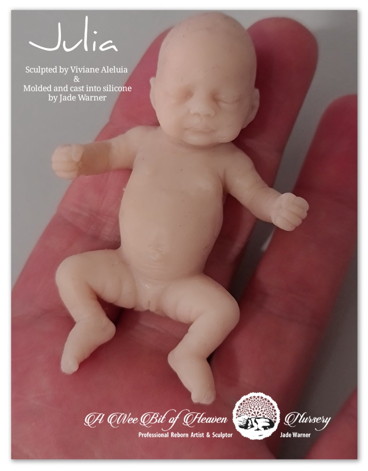 Julia Full Body Mini Silicone Baby by Viviane Aleluia